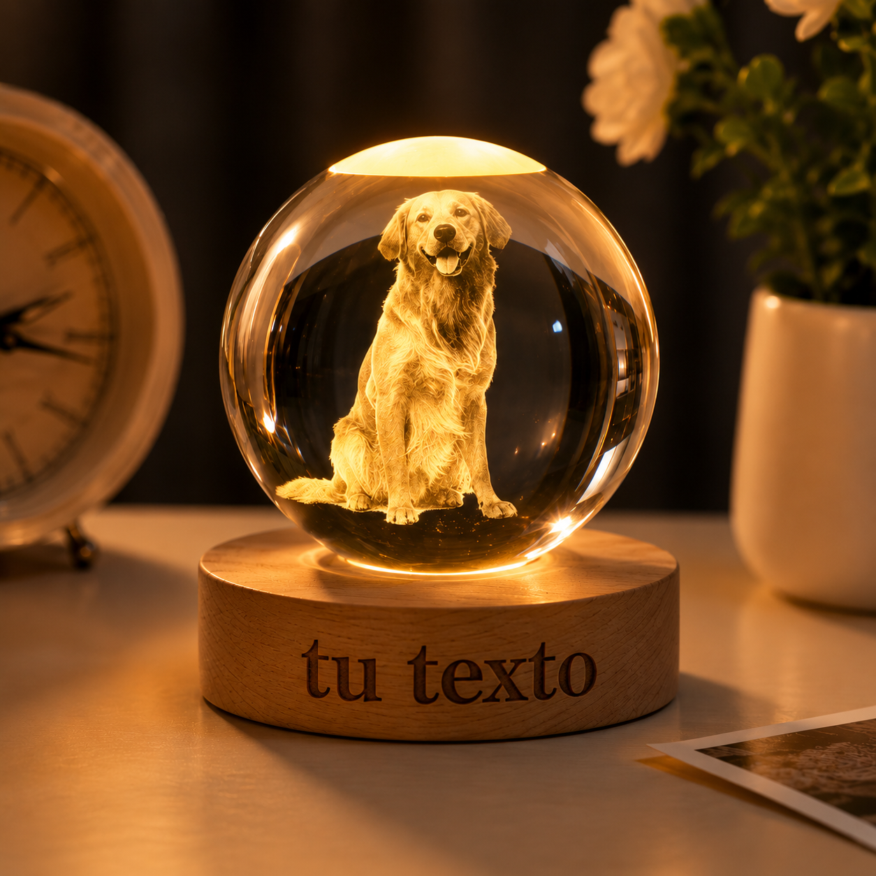 Esfera con recuerdos personalizada